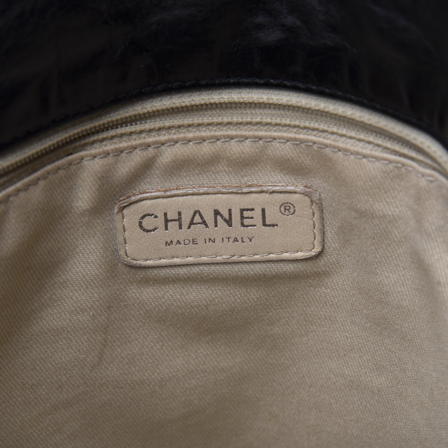 Chanel Glazed Goatskin Double Contrast Stitch Flap Black 5 of 9