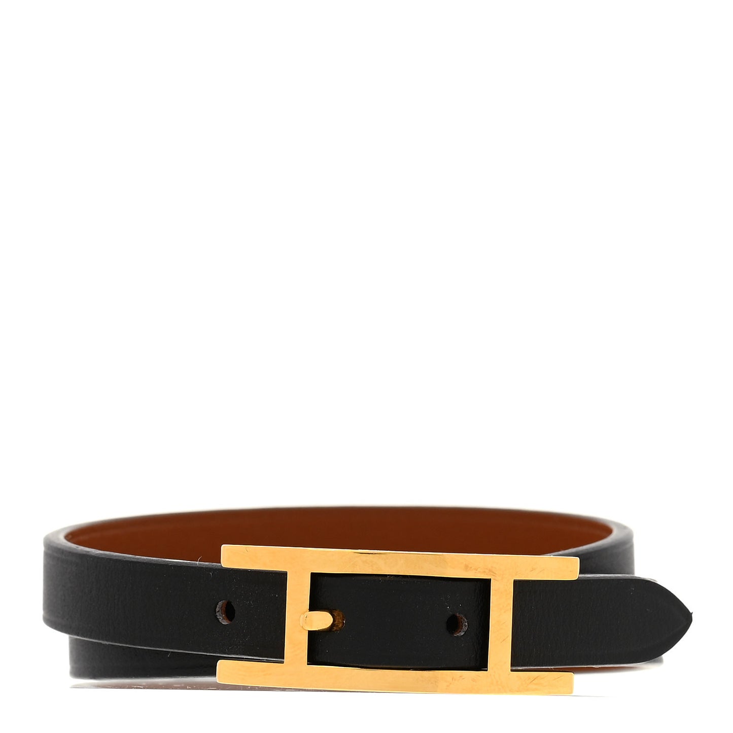 Chamonix Tadelakt Behapi Double Tour Bracelet T2 Black