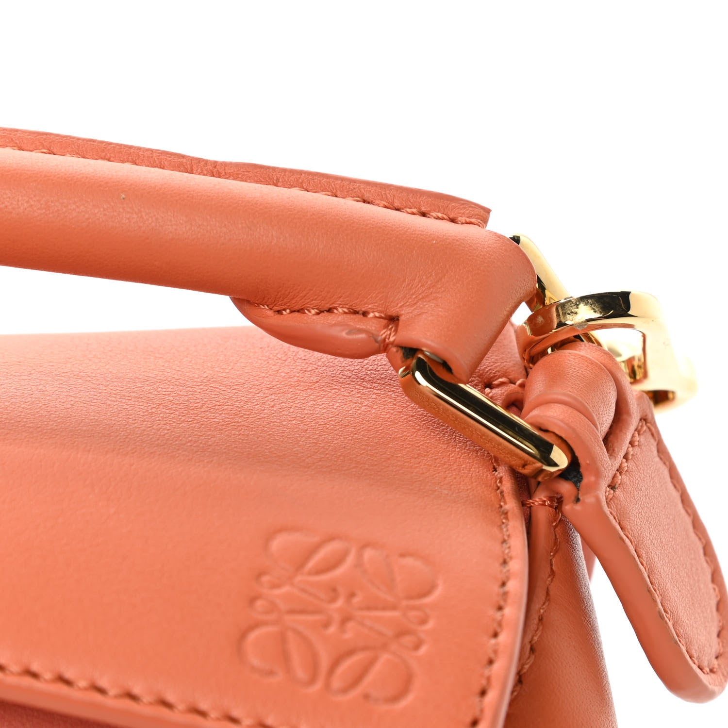 Loewe Calfskin Paula's Ibiza Degrade Mini Puzzle Bag Orange 11 of 11