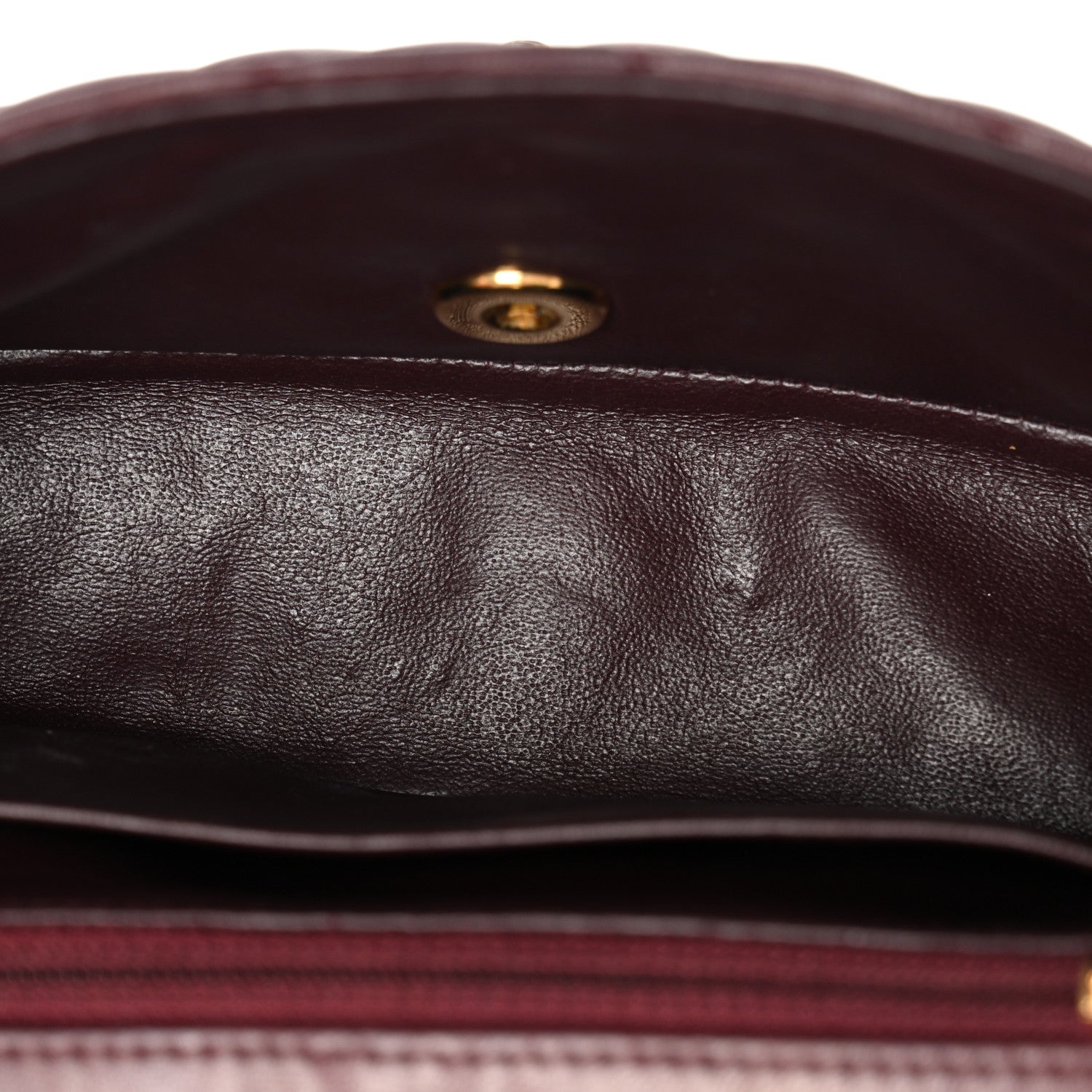 Chanel Lambskin Quilted Mini Rectangular Flap Burgundy 5 of 13