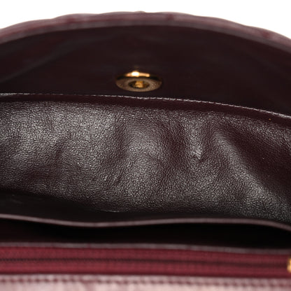 Chanel Lambskin Quilted Mini Rectangular Flap Burgundy 5 of 13