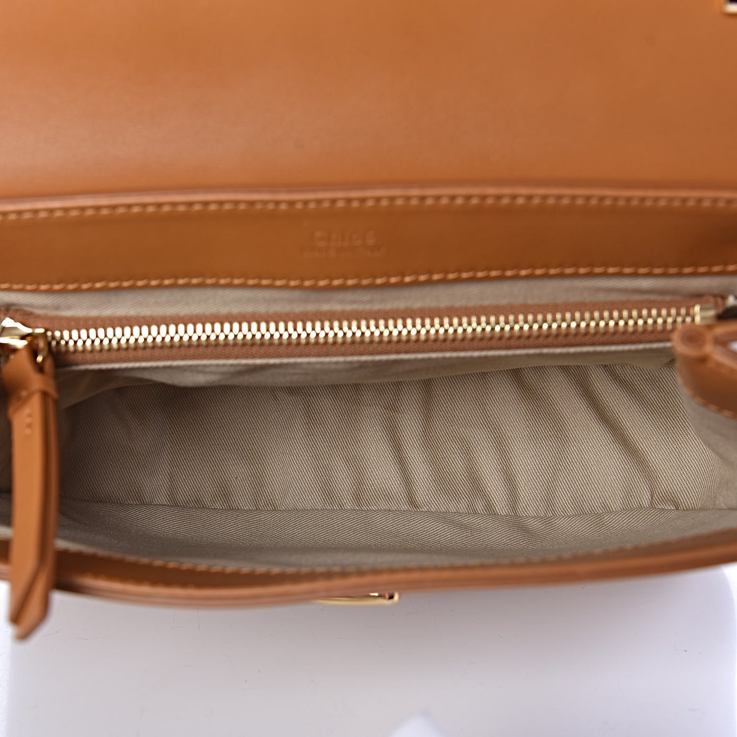 Calfskin Small C Double Carry Autumnal Brown