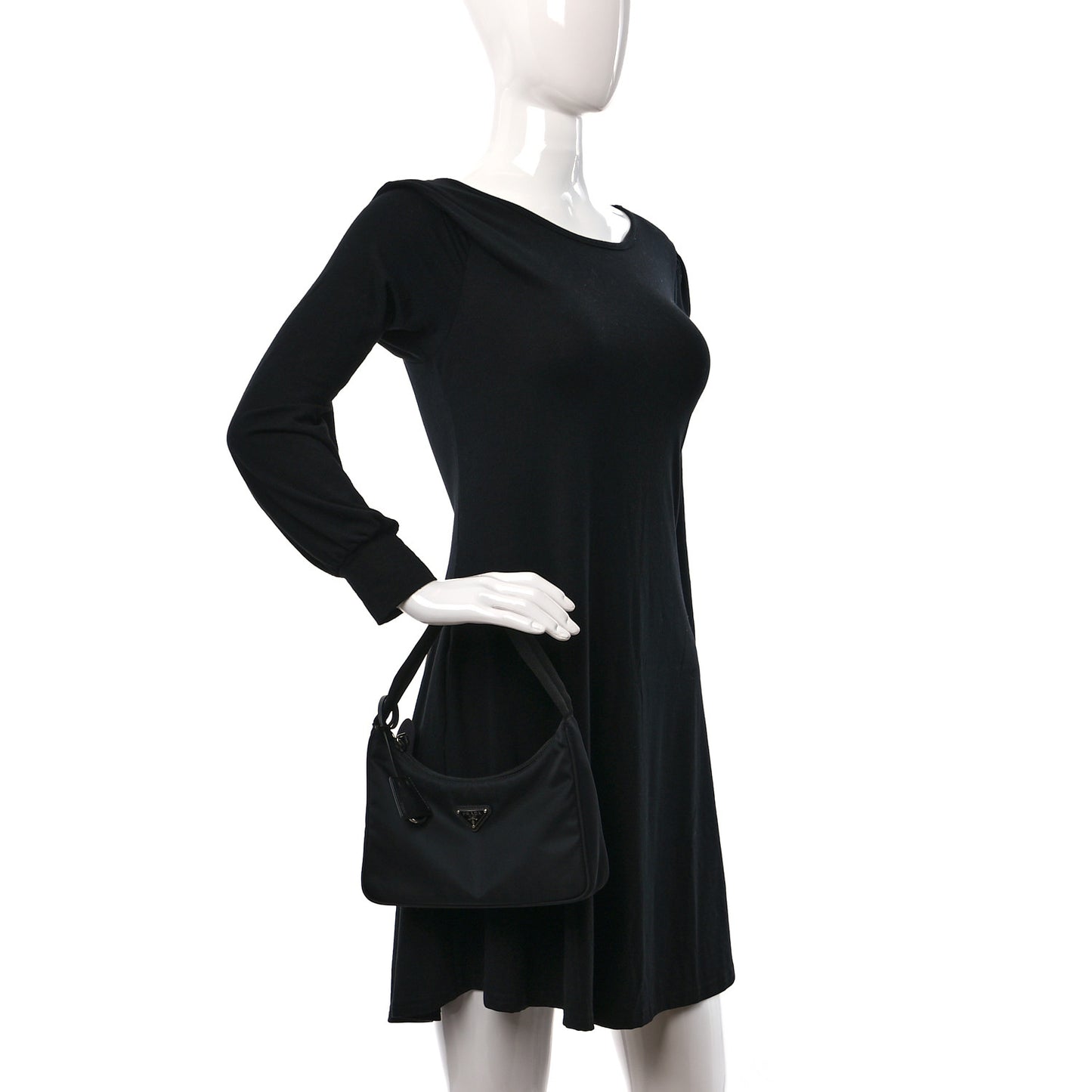 Tessuto Nylon Mini Re-Edition 2000 Bag Black