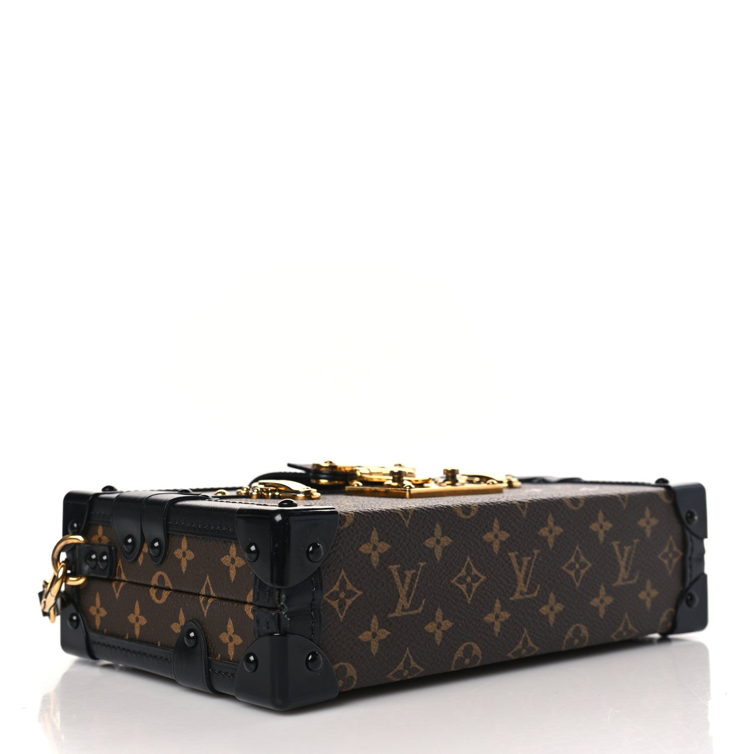 Louis Vuitton Monogram Petite Malle Black 4 of 8