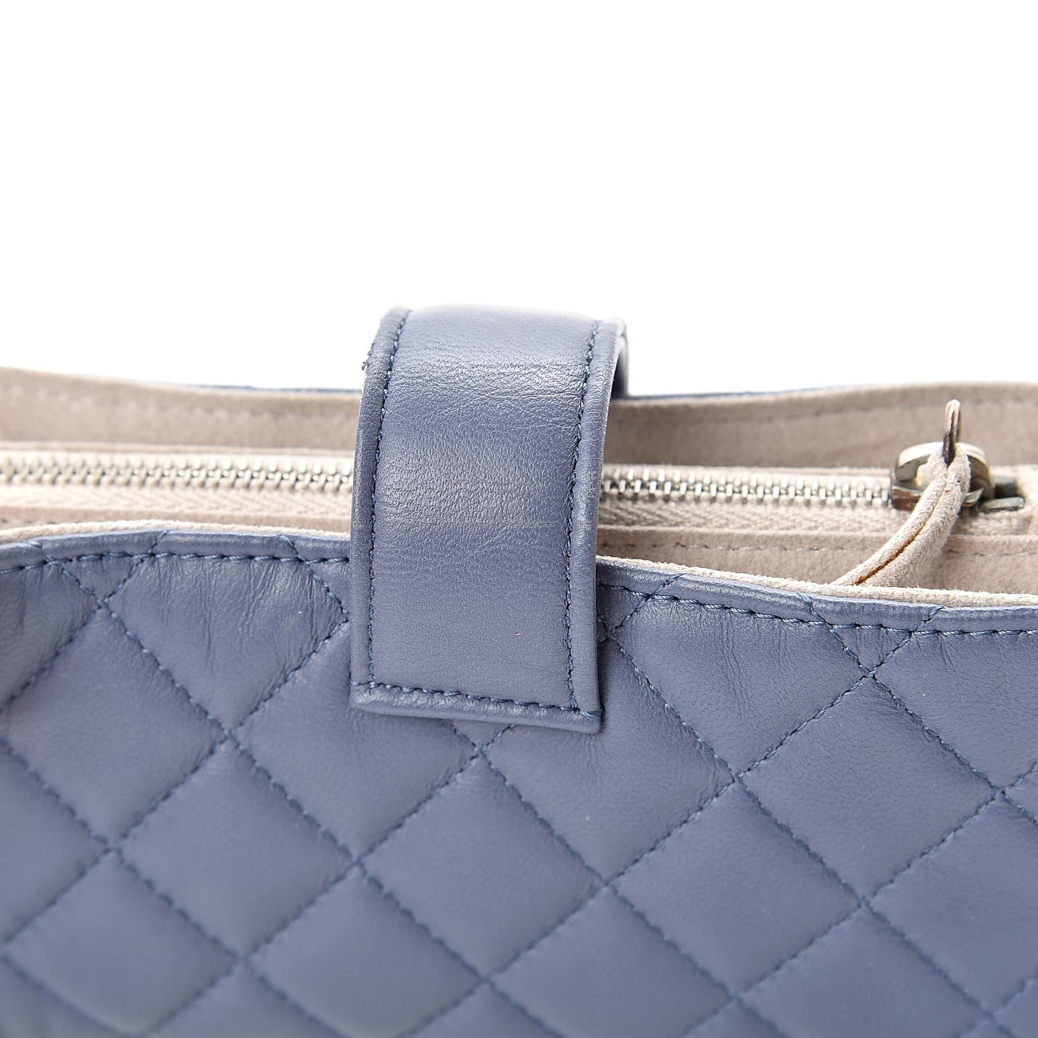 Chanel Lambskin Quilted Mini Phone Holder Clutch Lavender 9 of 10
