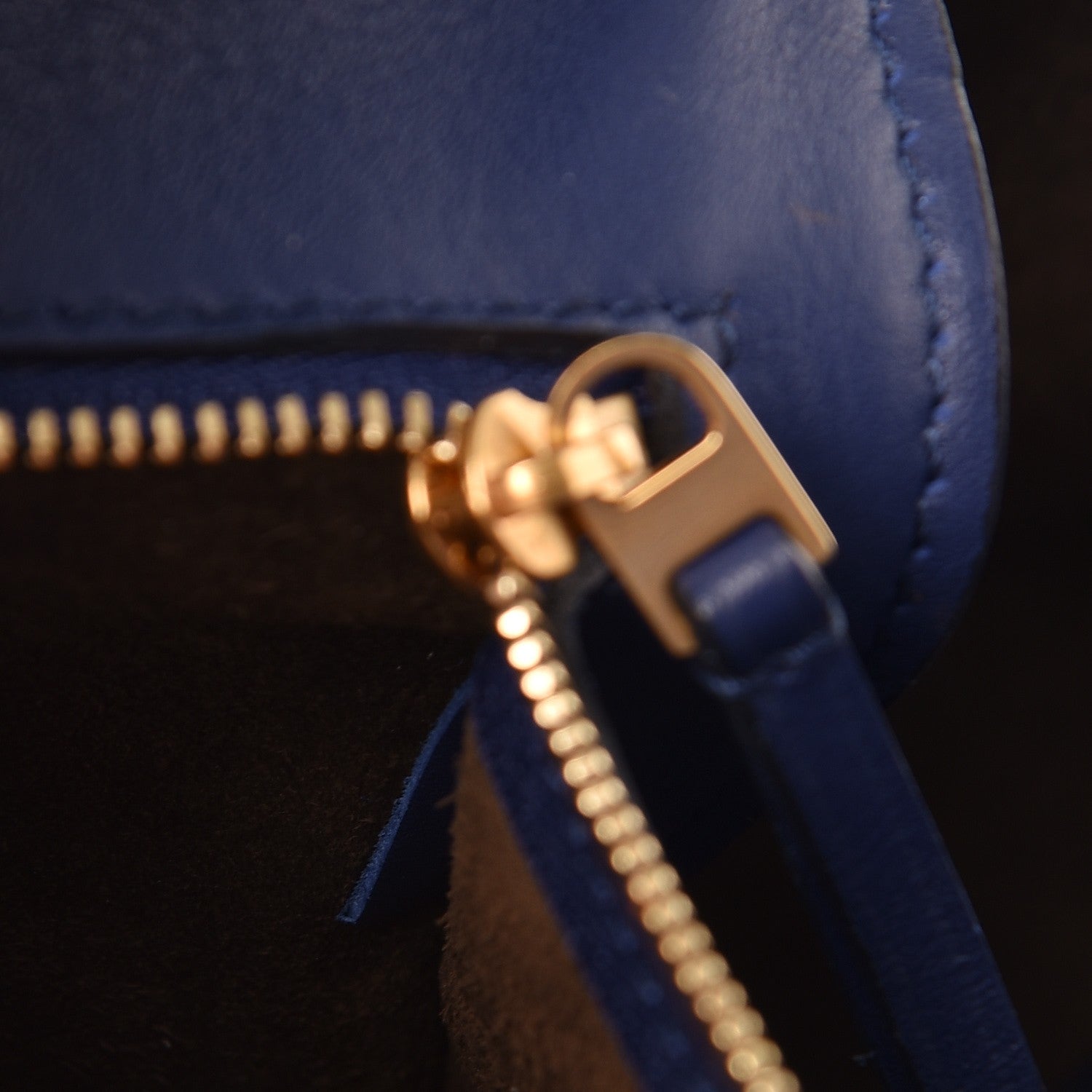 Celine Smooth Calfskin Small Tie Knot Tote Dark Indigo 7 of 23