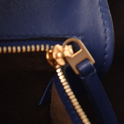 Celine Smooth Calfskin Small Tie Knot Tote Dark Indigo 7 of 23