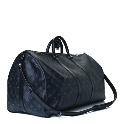 Louis Vuitton Monogram Eclipse Keepall Bandouliere 55 3 of 12