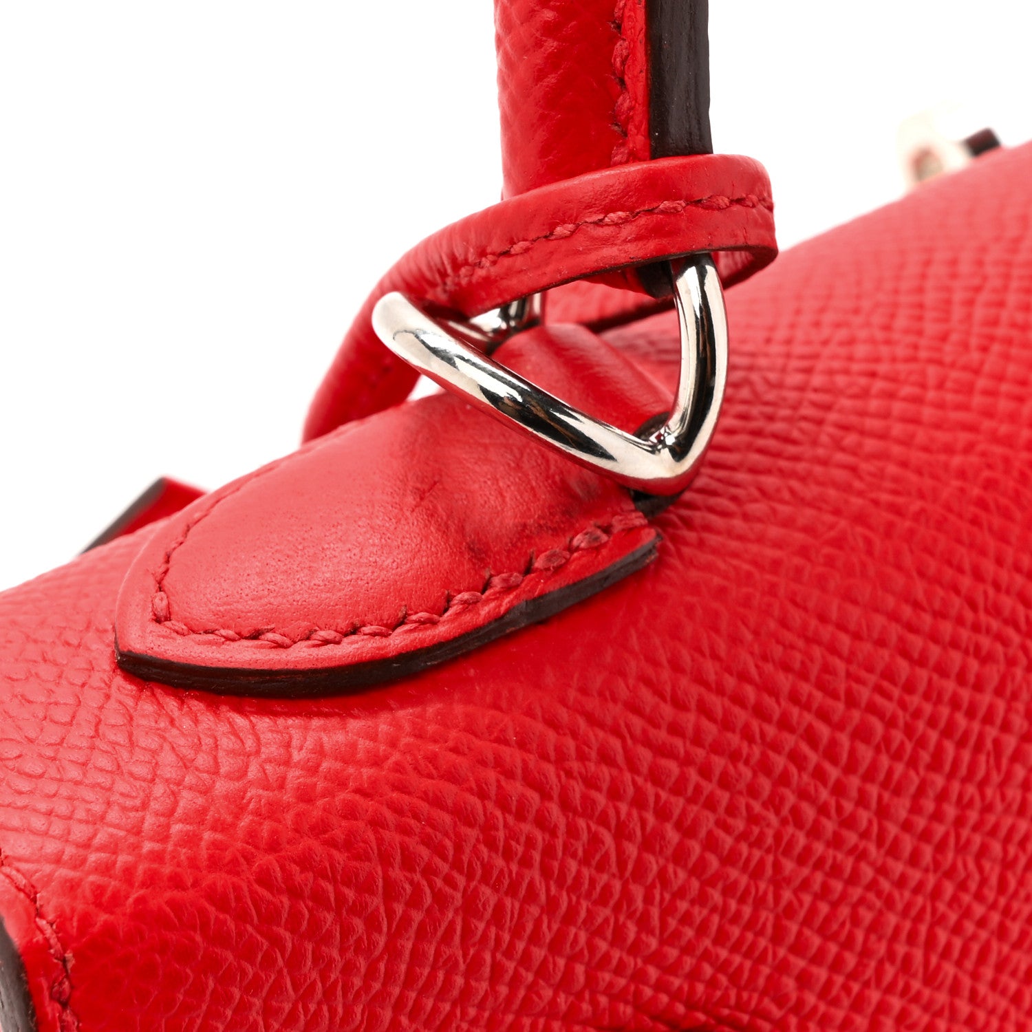 Hermes Epsom Kelly Sellier 25 Rouge De Coeur 16 of 17