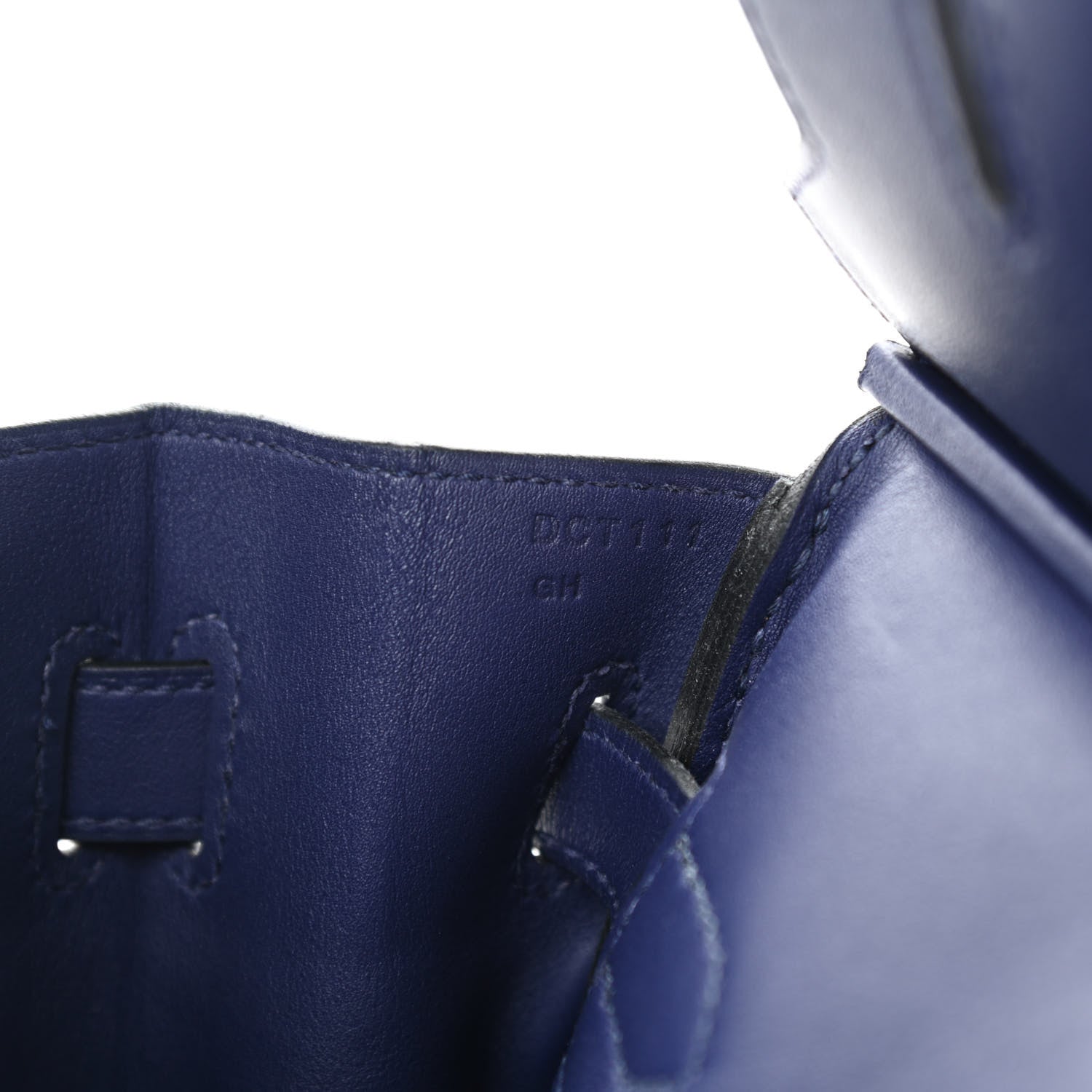 Hermes Swift Epsom Tressage Birkin 30 Bleu Encre Bleu Du Nord Gold 7 of 10