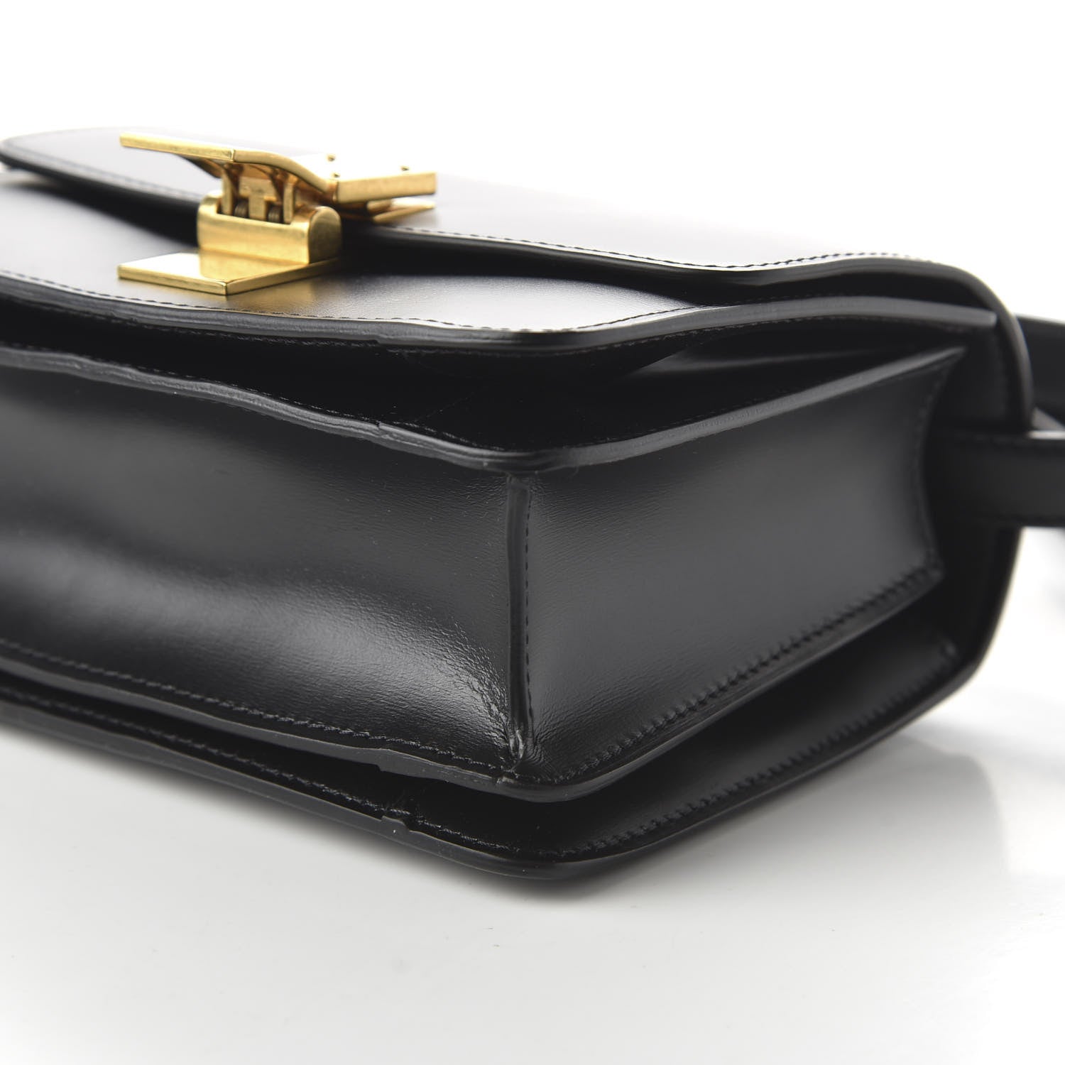 Celine Box Calfskin Small Classic Box Flap Bag Black 7 of 10