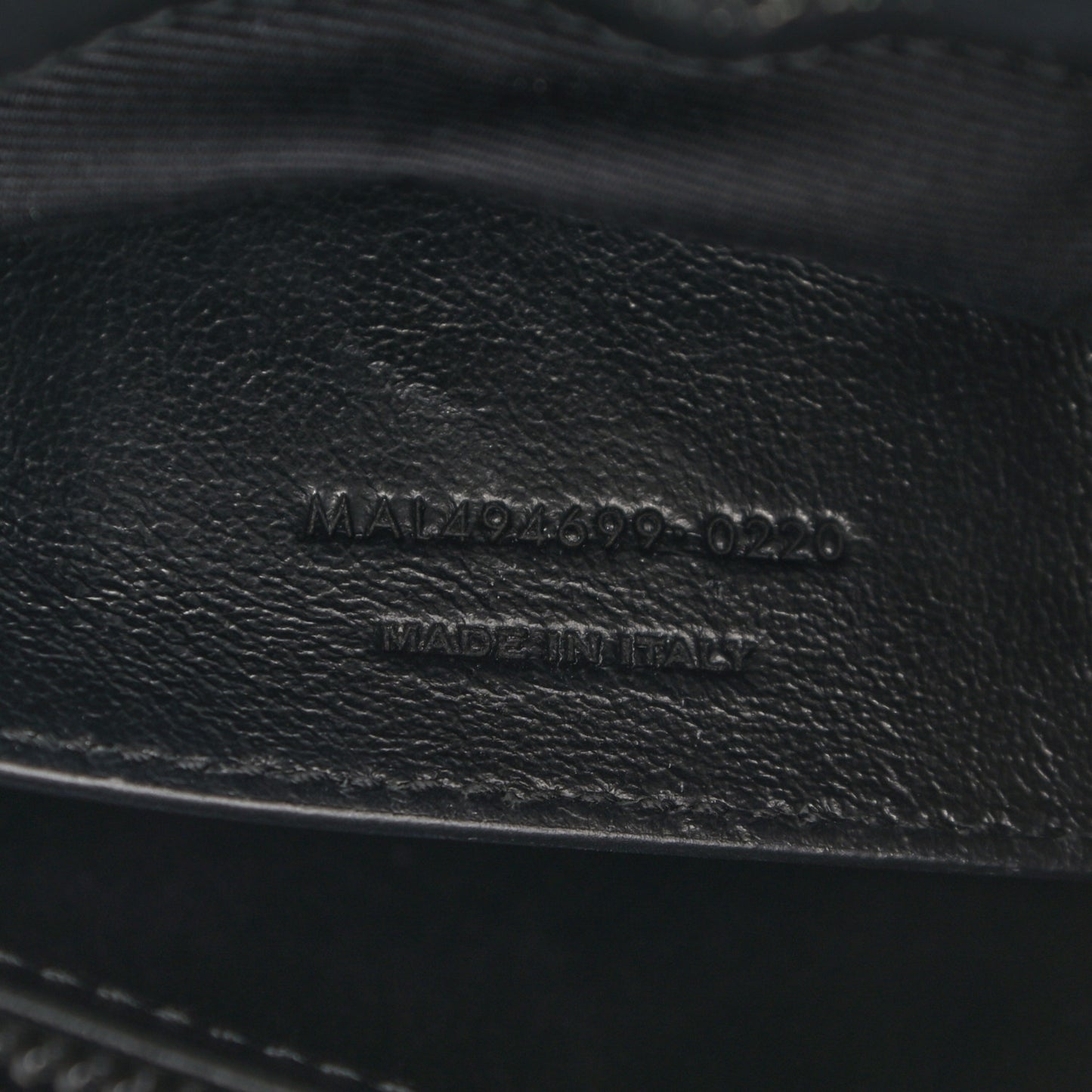 Calfskin Y Quilted Monogram Small Loulou Chain Satchel Black