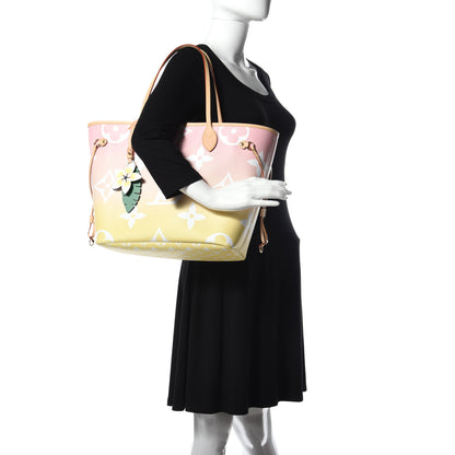 Louis Vuitton Monogram Giant By The Pool Neverfull MM Light Pink 2 of 10