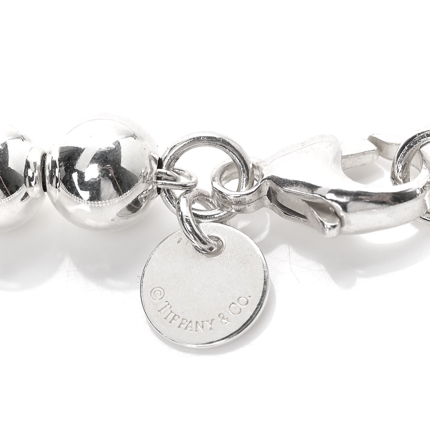 Tiffany Sterling Silver HardWear Graduated Ball Necklace 4 of 6