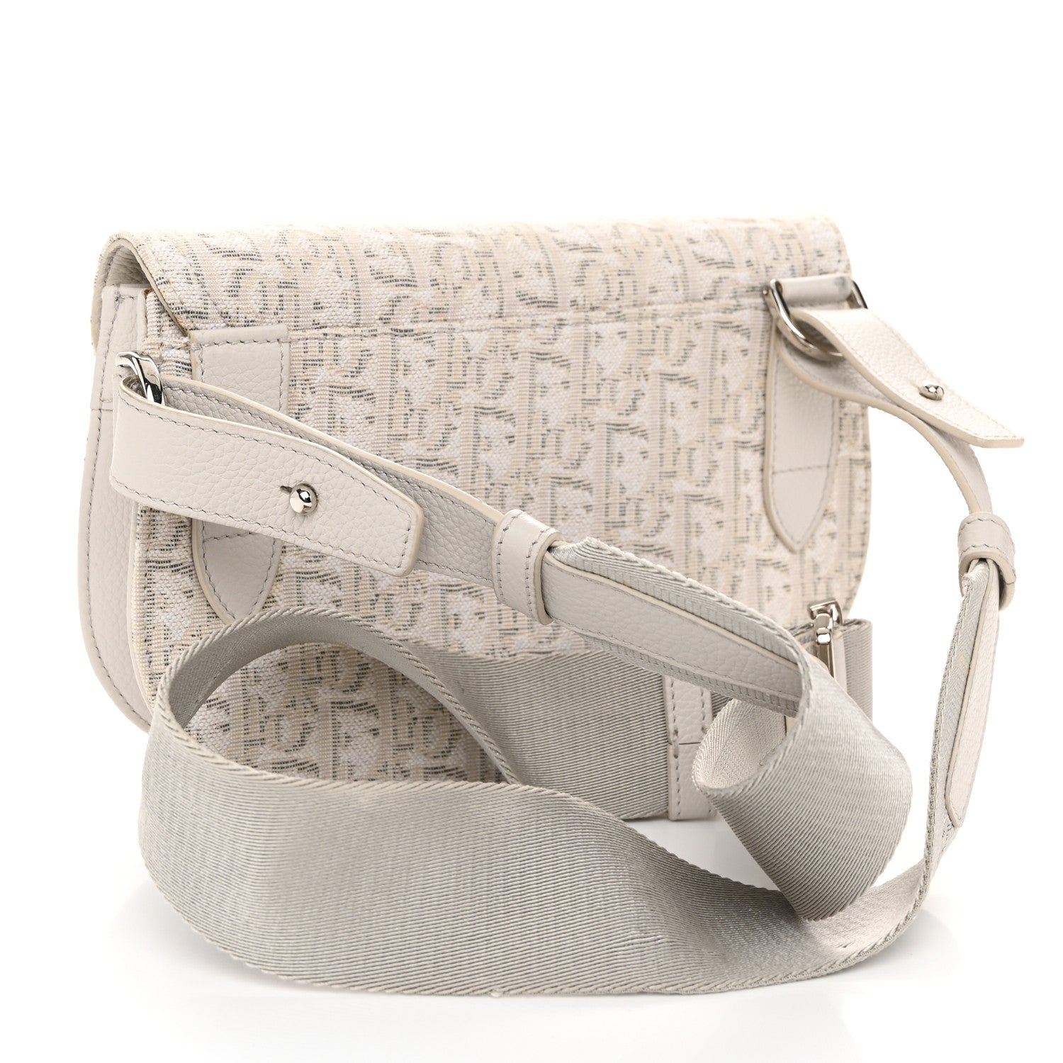 Christian Dior Oblique Saddle Messenger Pouch Beige 3 of 12
