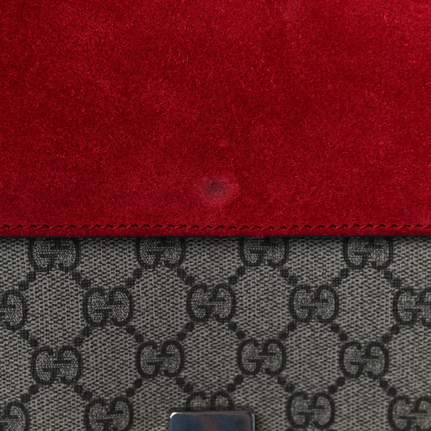 Gucci GG Supreme Monogram Small Dionysus Shoulder Bag Red 17 of 23