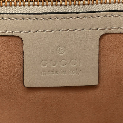 Gucci GG Supreme Monogram Medium Padlock Tote White 6 of 12