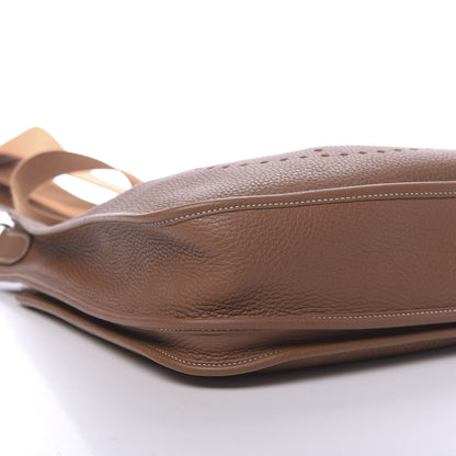 Hermes Taurillon Clemence Evelyne III PM Gold 8 of 11