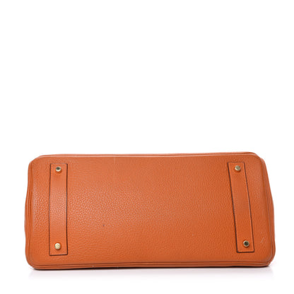Hermes Taurillon Clemence JPG Birkin 42 Orange 6 of 38