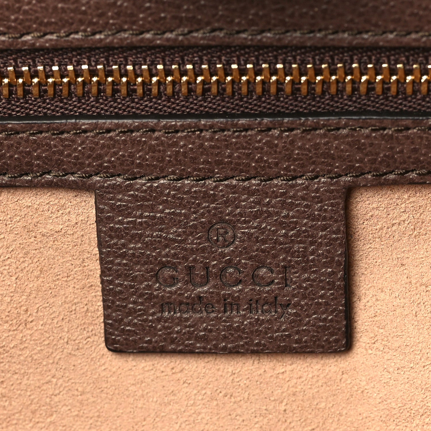 Gucci GG Supreme Monogram Textured Calfskin Web Medium Ophidia Shopping Tote Beige Ebony New Acero 6 of 9