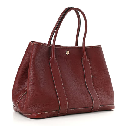 Hermes Negonda Garden Party Tote 36 MM Rouge H 3 of 10