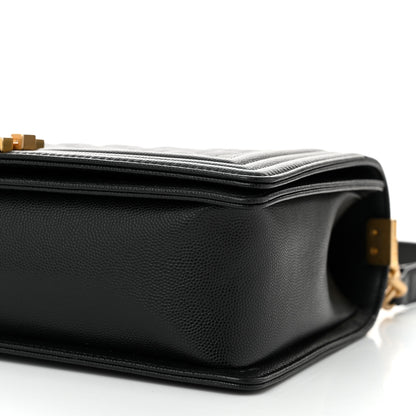 Chanel Caviar Quilted New Medium Boy Flap Black 10 of 10