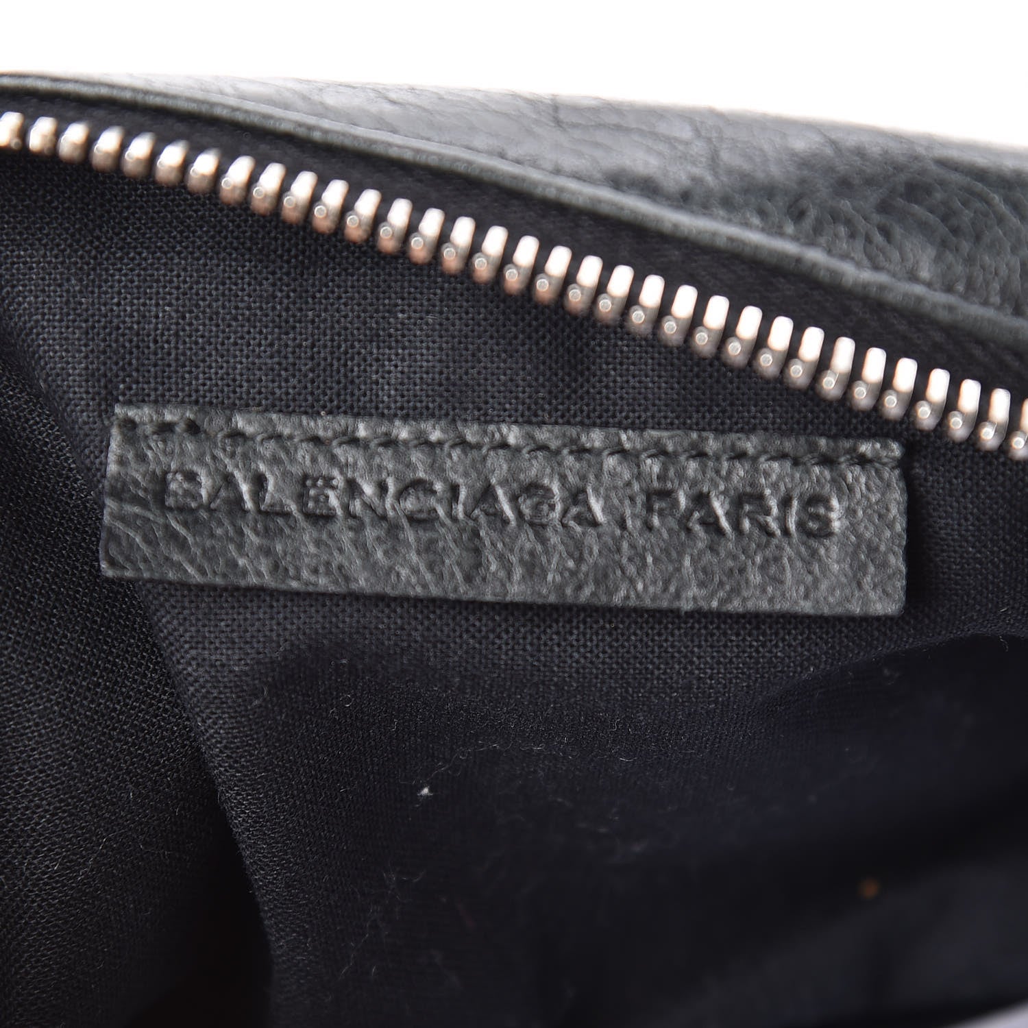 Balenciaga Agneau Giant 12 Silver Hardware Pencil Case M Black 6 of 7