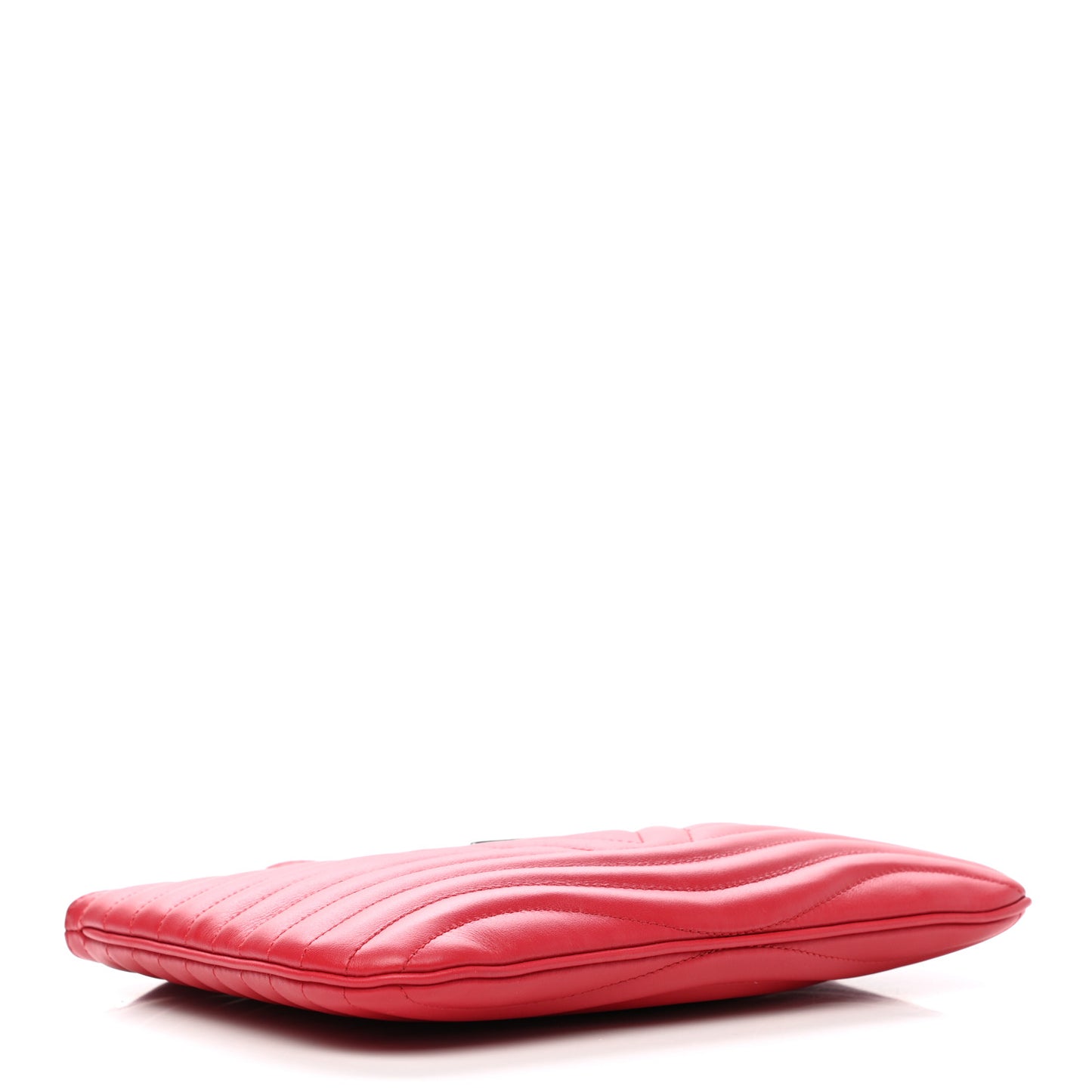 Calfskin New Wave Zipped Pochette Ecarlate