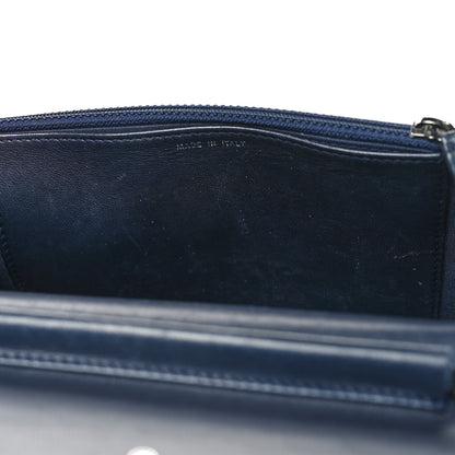 Chanel Lambskin Quilted Boy Wallet On Chain WOC Navy Blue 12 of 16