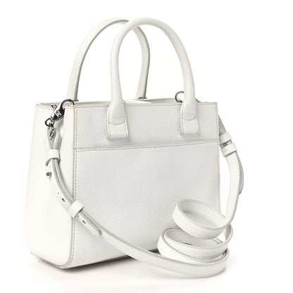 Chanel Grained Calfskin Mini Neo Executive Shopper Tote White 3 of 11
