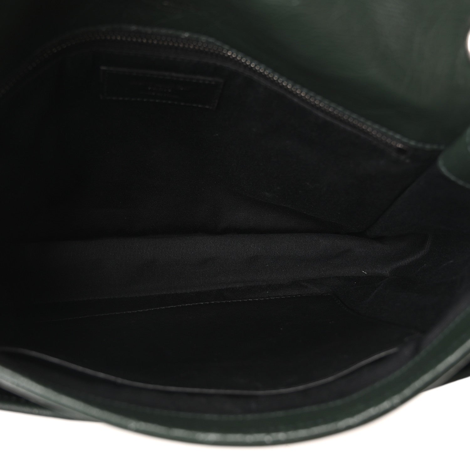 Saint Laurent Crinkled Calfskin Matelasse Monogram Medium Niki Chain Satchel Dark Green 5 of 10
