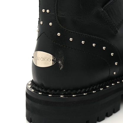 Jimmy Choo Calfskin Breeze Biker Boots 36 Black 8 of 8