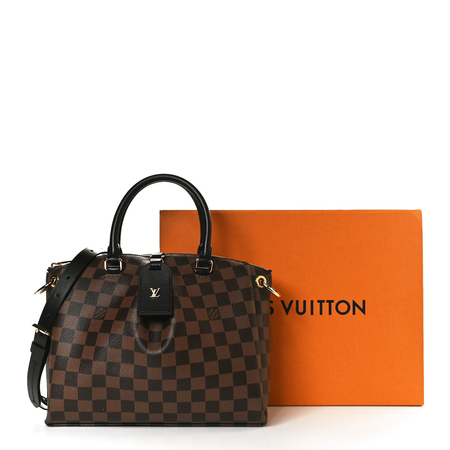 Damier Ebene Odeon Tote PM Black
