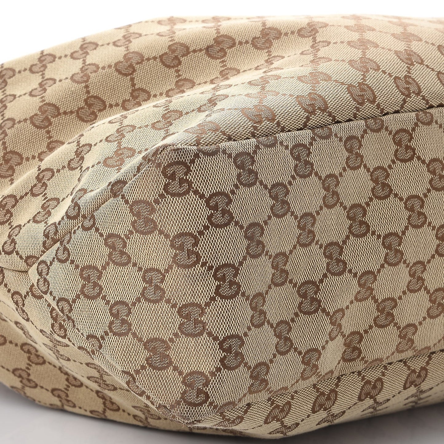 Monogram Large Horsebit Chain Hobo Dark Brown