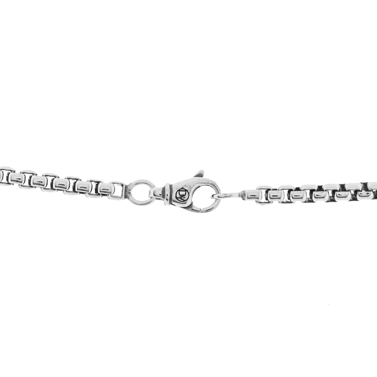 David Yurman Sterling Silver 3.6mm Medium Box Chain Necklace 22" 3 of 3