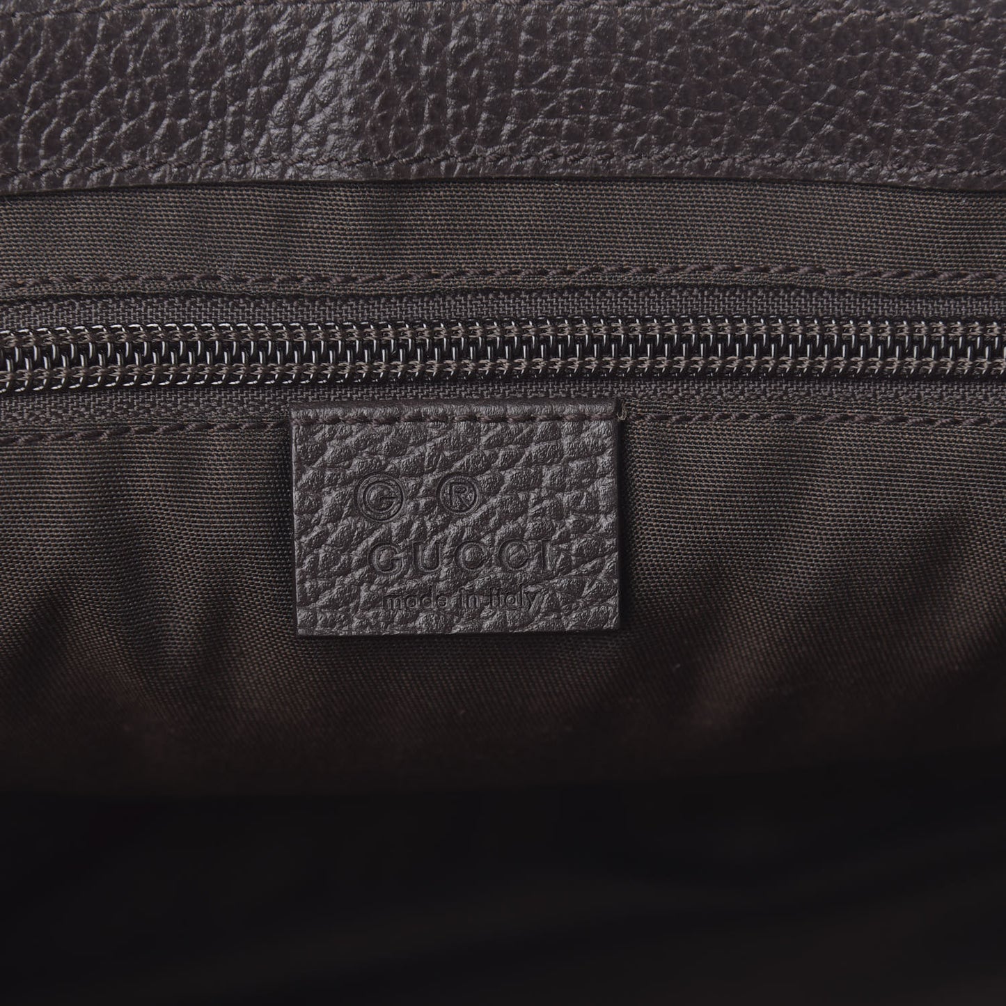 Monogram Large Flap Messenger Bag Beige Dark Brown