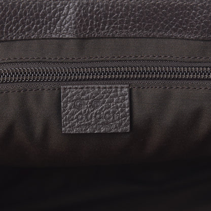 Gucci Monogram Large Flap Messenger Bag Beige Dark Brown 6 of 11