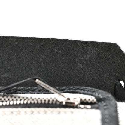 Hermes Vache Hunter Toile Chaine D'Ancre Herbag Zip Retourne 31   PM Ecru Black 7 of 10