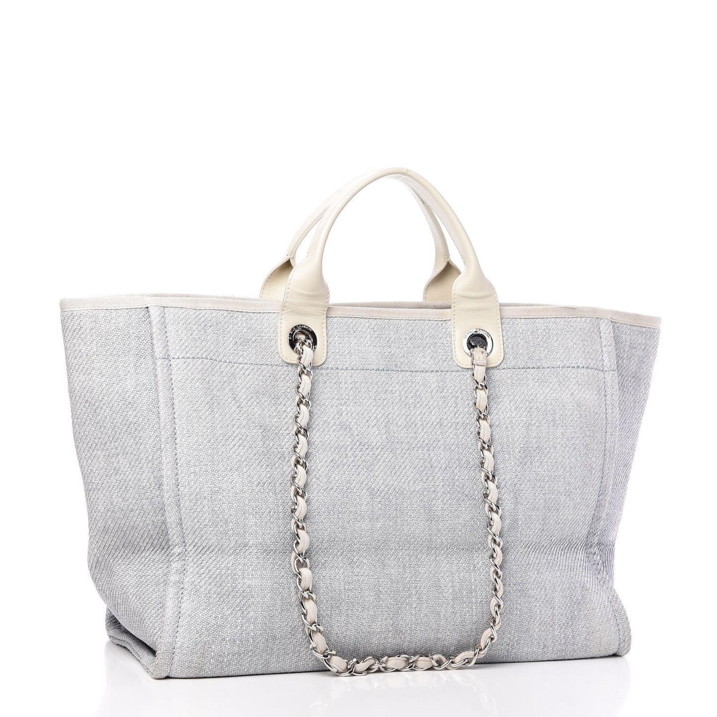 Canvas Medium Deauville Tote Denim Blue