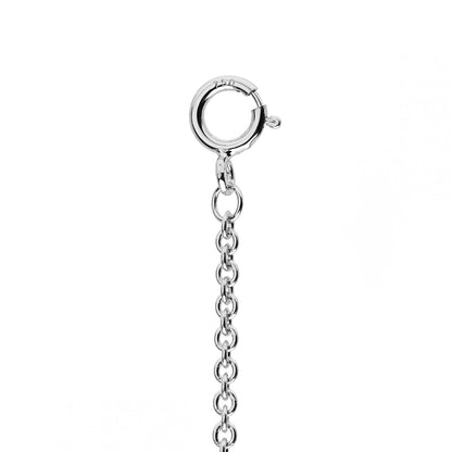 Tiffany 18K White Gold Diamond Tag Chain Bracelet 4 of 4