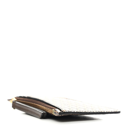 Fendi Vitello Liberty Micro FF Embossed O'Lock Card Holder Beige Amido Maya 4 of 8