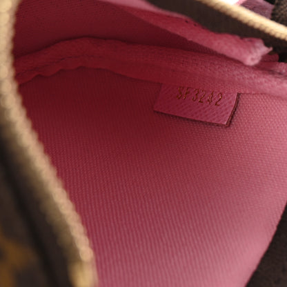 Louis Vuitton Monogram 2022 Christmas Animation Paris Mini Pochette Accessories Pink 7 of 8