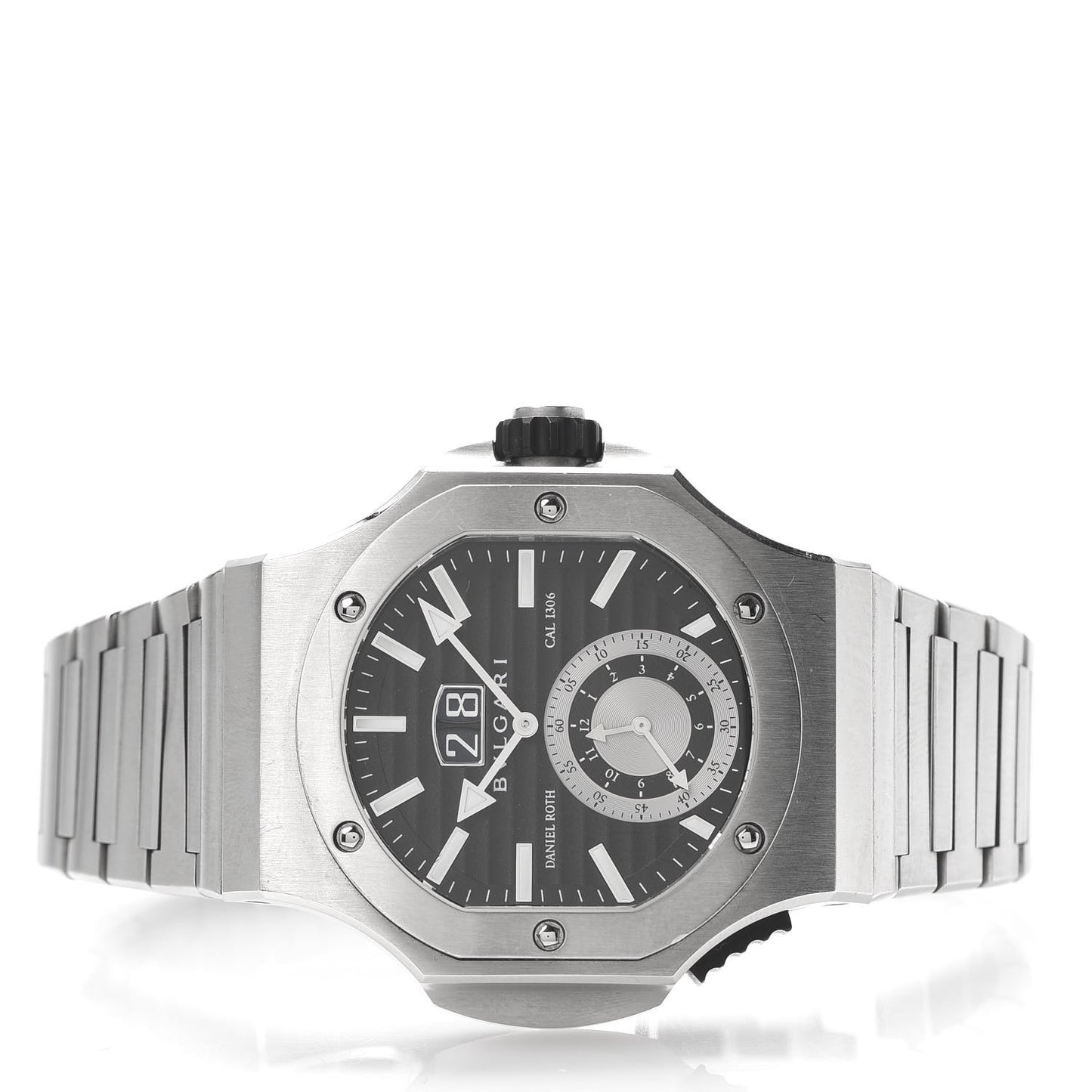 Stainless Steel 47mm Endurer Chronosprint Daniel Roth Automatic Watch Black