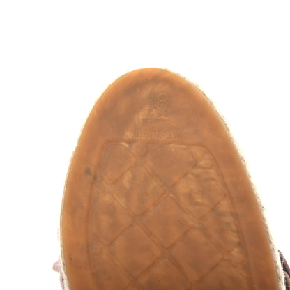 Chanel Lambskin Camellia CC Espadrilles 36 Pink 10 of 10