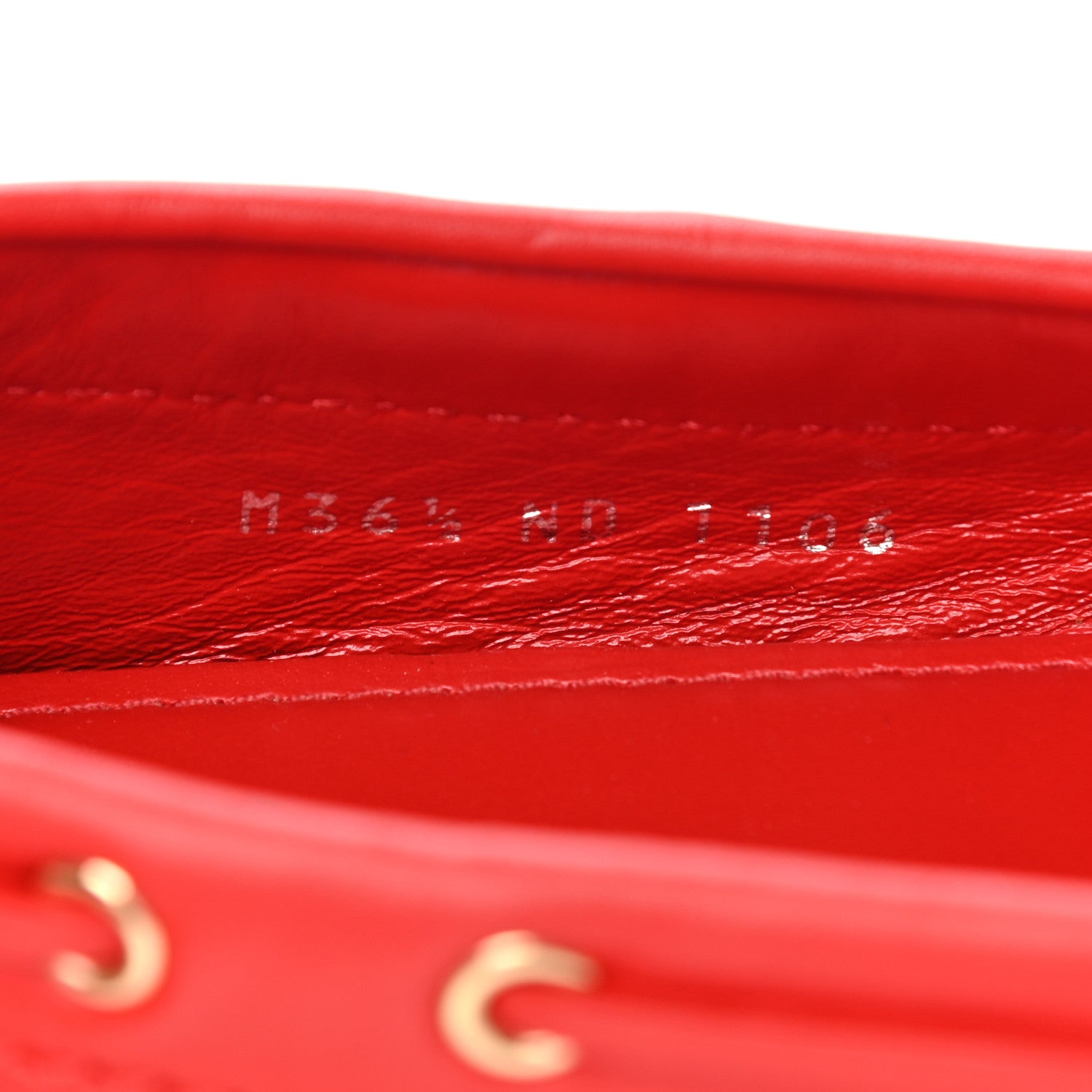 Louis Vuitton Empreinte Gloria Loafers 36.5 Rouge 8 of 11