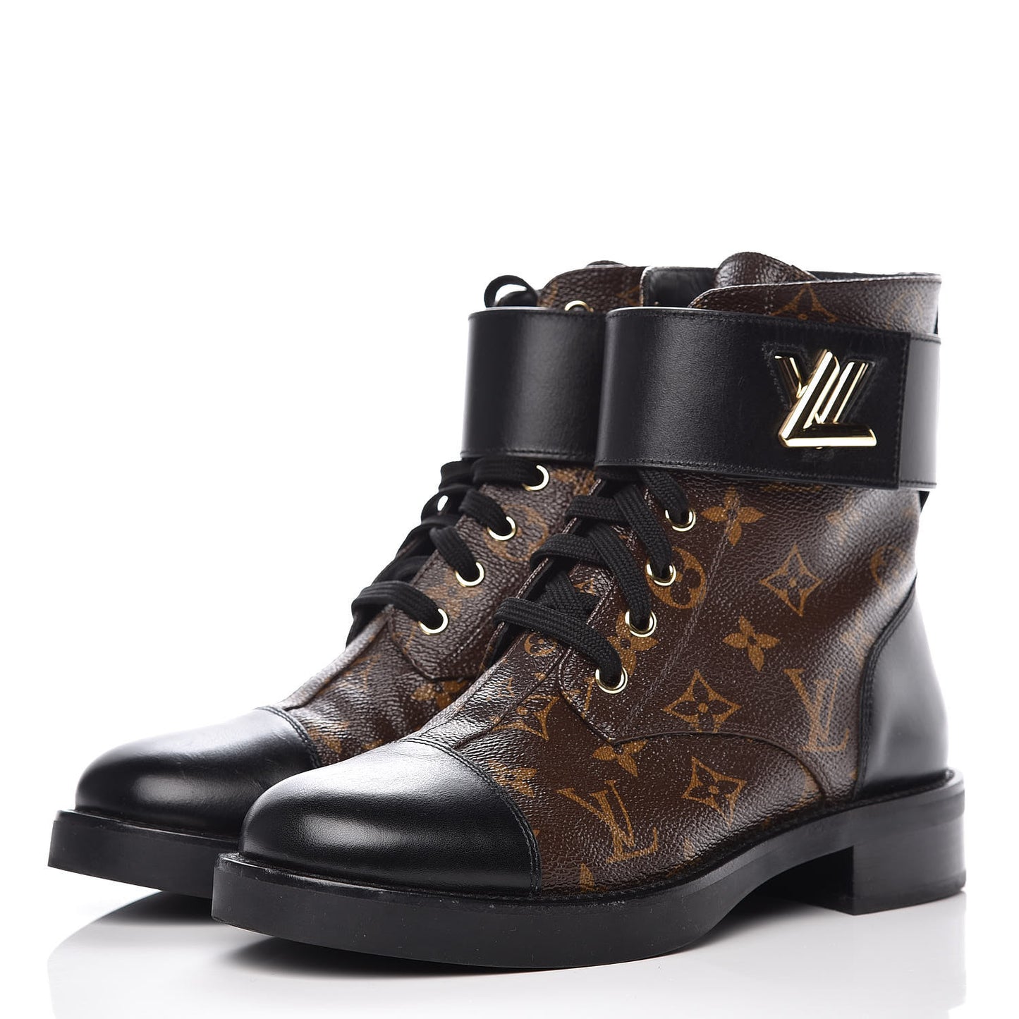 Calfskin Monogram Wonderland Flat Ranger Boots 38