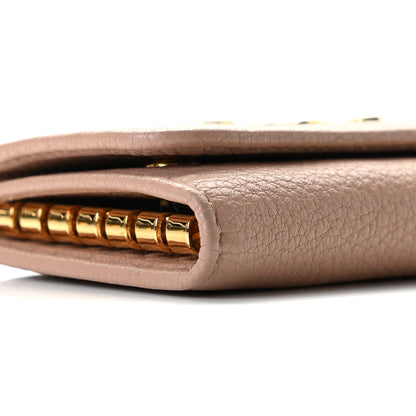 Prada Vitello Grain 6 Key Holder Cipria 5 of 12