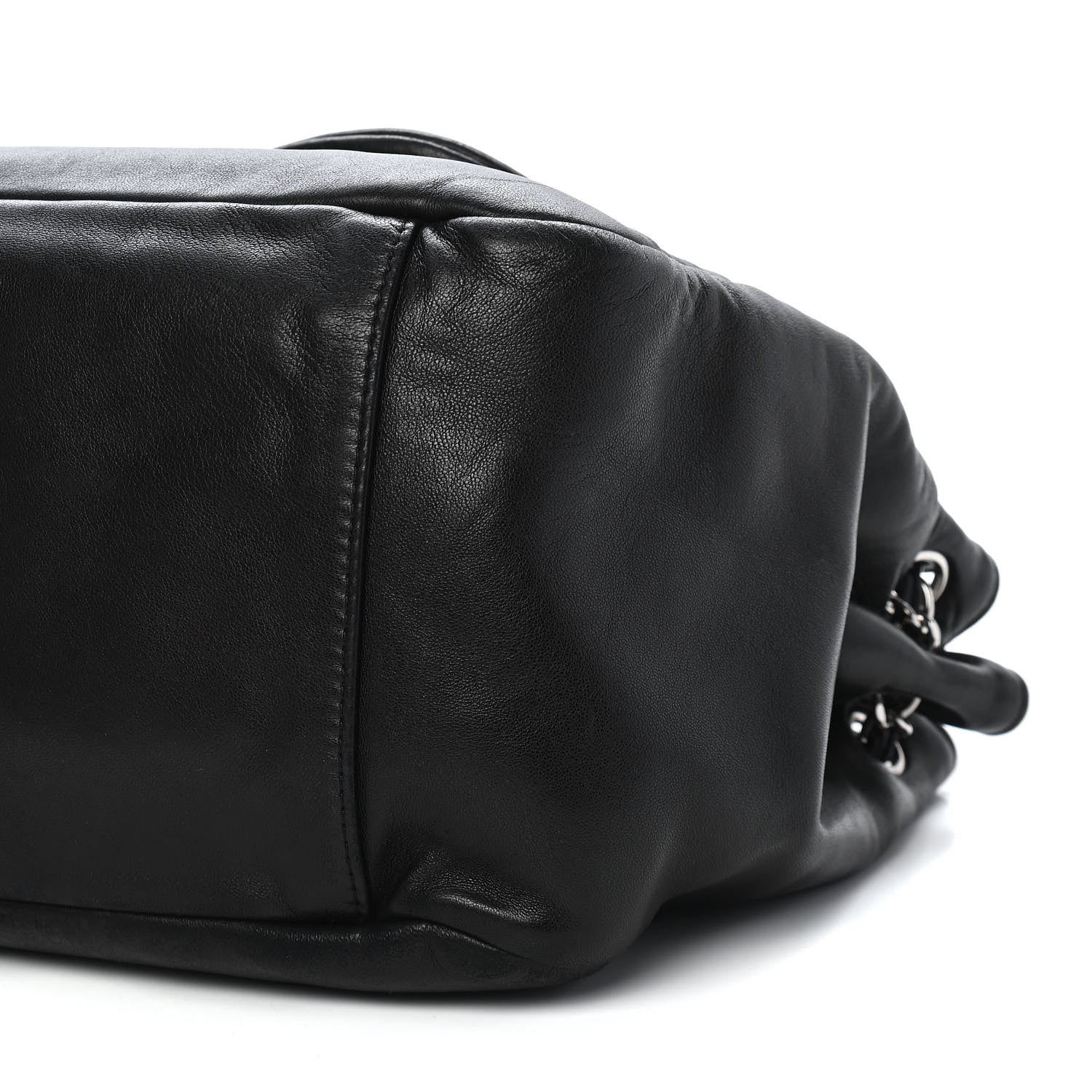 Chanel Lambskin CC Disc Accordion Flap Black 8 of 8