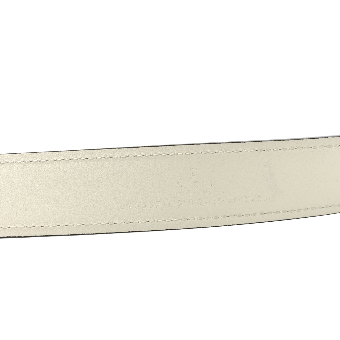 Calfskin Interlocking G 85 34 Belt Camelia