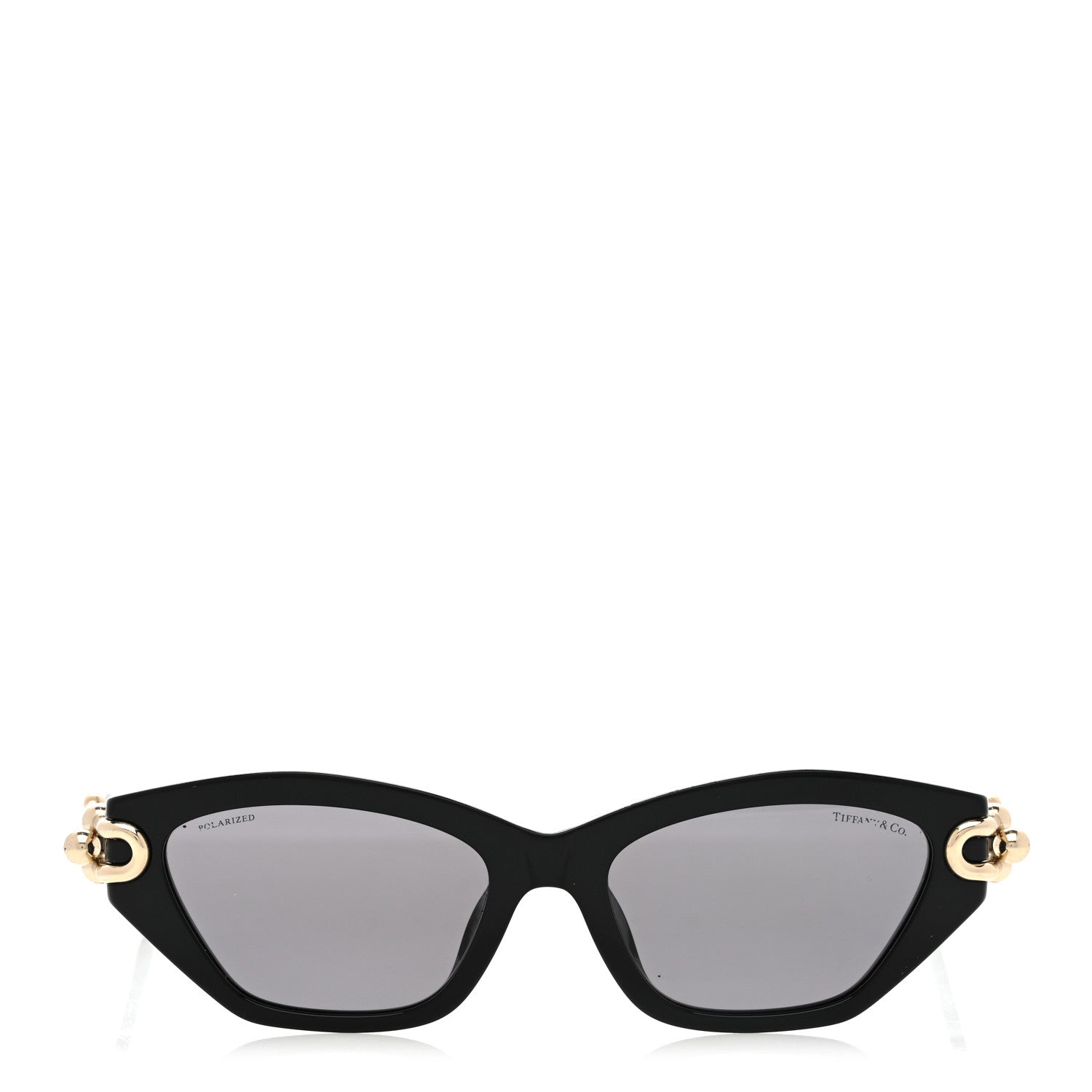 Tiffany Acetate Polarized HardWear Cat Eye Sunglasses TF4231U Black 2 of 10